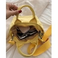 thumbnail image 3 of Kukuzhu Canvas Tote Handbag for Women Small Crossbody Bag Cute Shoulder Bag Casual Satchel Bag Mini Hobo Messenger Bag, 3 of 7