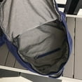 thumbnail image 2 of Mochila de lona Cómoda Bolso de viaje para estudiante de hombro sólido (Azul), 2 of 9
