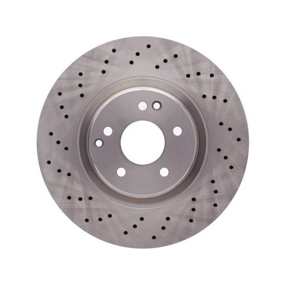 Front Brake Rotor - Compatible with 2004 - 2007 Mercedes-Benz C230 Sedan 2005 2006