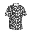 thumbnail image 2 of Daiia Tulips Flowers Hawaiian Shirt for Men Gentle Cotton Regular Short Sleeve Casual-3X-Large, 2 of 9