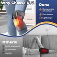 thumbnail image 4 of Wireless heated knee support belt, 3 heating modes, 3 massage levels, touchscreen control, 4 of 5