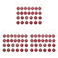 thumbnail image 1 of ZLight 26 Pcs Breloques Initiales Bijoux Pendentif Suspendu Fait Main Double Face Plat Rond Alliage Boucles d'Oreilles Rouge 3Ensemble, 1 of 6
