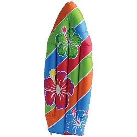 US Toy Hawaiian Luau Party Surfboard Summer Pool 36in Inflatable