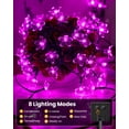 thumbnail image 4 of Luces Solares en Cadena Brightown 60 LED Rosadas Impermeables, 4 of 7