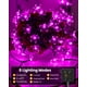 thumbnail image 4 of Luces Solares en Cadena Brightown 60 LED Rosadas Impermeables, 4 of 7