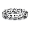 thumbnail image 1 of Bague Polie en Argent Sterling Stackable Expressions Taille 8, 1 of 3