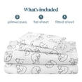 thumbnail image 6 of Bare Home Ultra-Soft Sheet Set - Premium 1800 Collection - Deep Pockets - 4-Pieces - Full, Feelin' Foxy, 6 of 6