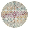 thumbnail image 2 of Unique Loom Charm Collection Area Rug - Horeshoe (7' Round Multi/Beige), 2 of 6
