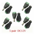 thumbnail image 1 of MYG CCTV 12V DC Male/Female Power Connector Adapter Plug Jack Socket Cable 5.5*2.1mm, 1 of 8