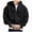 H001-Black, variant on TOWED22 Mens Zip Up Hoodie Fleece Zipper Hooded Jacket Sweatshirt Lightweight with Pockets Long Sleeve Solid Color Drawstring Hoodies,Dark Gray,M