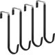 thumbnail image 1 of FYY Ganchos para Colgar sobre la Puerta, Paquete de 4 Ganchos para Colgar con Goma para Evitar rayones, Organizador Resistente para Sala de Estar, baño, Dormitorio, Cocina, Colgar Ropa, Toallas, Sombr, 1 of 4