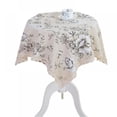 thumbnail image 5 of DJN jusqu'à 30 % de Réduction Nappe Vintage Motif Damassé Marine Nappe Décorative en Dentelle Macramé Tissu en Coton Lin Lourd Nappe Décorative Blanche C, 5 of 5
