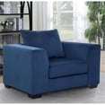 thumbnail image 2 of Furniture Classics Casual Comfort Series Blue Upholstered Oversize Chair, 2 of 7