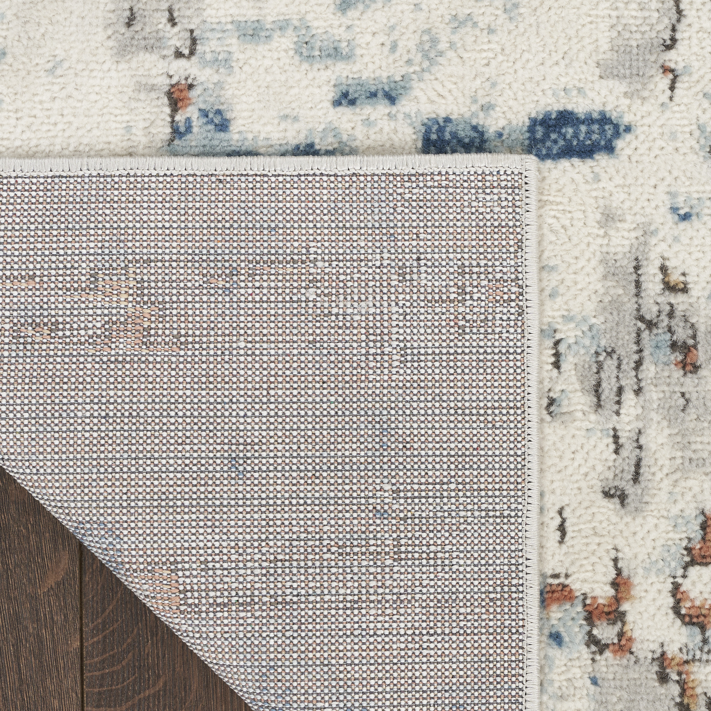 Nourison Concerto Abstract Beige Blue Rust 5'3" x 7'3" Area Rug, (5x7) - image 5 of 8