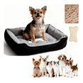 thumbnail image 1 of Tapete Cama Para Mascotas Gatos Perros Suave Comoda 50x38cm Xtellar Negro, 1 of 4