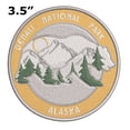 thumbnail image 2 of Wander Often! Bering Land Bridge, Alaska 3.5 Inch Iron Or Sew On Embroidered Fabric Badge Patch Seek Adventure, National Park Iconic Series, 2 of 2