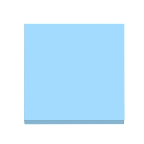 1 Pack Premium Multi-Use Sticky Notes 3x3 in Post Bright Stickies Colorful Super Sticking Power Memo Pads, Strong Adhesive, 100 Sheets/pad, Super Sticking Power Memo Pads(light blue,3x3")