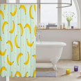 thumbnail image 3 of Kids Banana Bathroom Shower Curtain Set Cute Fruit Bath Curtain Boys Girls Kawaii Cartoon Fruit Shower Curtain Tropical Fruit Teens Bathroom Accessories Room Decor 72"x72", 3 of 6