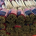 thumbnail image 5 of Pack of 50. Small US American Handheld Flags, 4x6 Inch Golden Spear Tip, Stick Flags by Crystal Lemon, 5 of 7