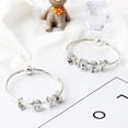 thumbnail image 4 of Charms DIY Letra Encantos Pulsera Cuentas 925 De Plata Collar De Mujeres Joyería Pareja Regalo De Cumpleaños, 4 of 4