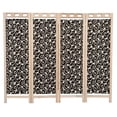 thumbnail image 1 of Biombo Mampara DE Madera DE pino natural 4 Paneles MARDAM, 1 of 2