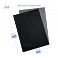 thumbnail image 1 of 100pcs A4 Carbon Paper Black Legible Graphite Transfer Tracing Painting Reusable Art Surfaces Copy Paper, 1 of 7