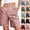 #02 Pink, variant on Cotton Cargo Bermuda Shorts for Women High Waisted Straight Leg Relaxed Fit Cargo Breathable Durable Cargo Shorts with Multi-pocket , #02 Dark Gray, M
