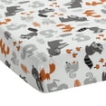 thumbnail image 5 of Bedtime Originals Acorn 3-Piece Crib Bedding Set - Gray, Animals, Woodland, 5 of 6