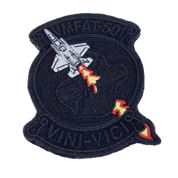 VMFAT-501 Warlords Patch- With Hook and Loop