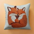 thumbnail image 5 of Nkmbld Decorative Pillow Covers Foxes Enfold Pillowcase, Summer Farmhouse Decorative Cushion Case for Living Room Couch Sofa Bed, 5 of 8
