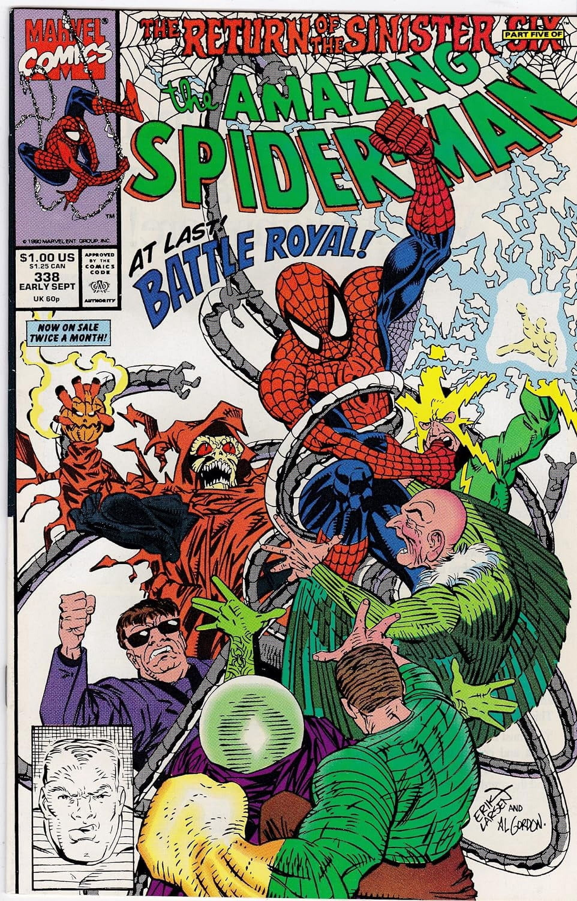 Amazing Spider-Man #338 VF/NM Signed