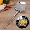 thumbnail image 3 of Stainless Steel Filter Spatula Fine Mesh Anti-scalding Long Handle Heat Resistant Frying Food Oil Grease Fat Skimmer Strainer Spoon Scoop Kitchen Supp, 3 of 5