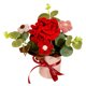 thumbnail image 1 of Ramo de flores de ganchillo hecho a mano, ramo de punto artificial, girasol falso, clavel, tulipán, flores de hojaldre, regalos para madre, esposa en cumpleaños, aniversario, 1 of 8