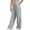 Gray, variant on WREESH Men's Cargo Pants Sweatpants Heavy Solid Color Straight Wide Leg Pants Casual Sports Pants White