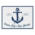 thumbnail image 2 of Ocean City, New Jersey, Blue and White Anchor (1000 Piece Puzzle, Size 19x27, Challenging Jigsaw Puzzle for Adults and Family, Made in USA), 2 of 4