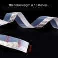 thumbnail image 2 of Bande d'Étanchéité de Porte Économe en Énergie et Résistante aux Intempéries, Protection Anti-Collision Bouchon en Silicone, Flexible et Durable, Adhésif Fort, Transparent, 10 Mètres par 35 Millimètres, 2 of 5