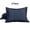 Navy, variant on PiccoCasa 2 Pack 1800 Microfiber Oxford Pillowcases, Queen Lavender