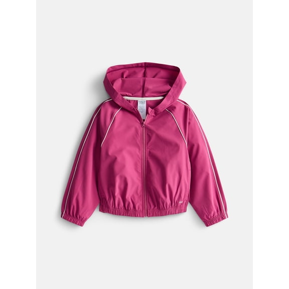 Athletic Works Girls Feather Stretch Jacket, Size 4-18