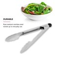 thumbnail image 4 of Pinzas KitchenAid de acero inoxidable con bordes festoneados de 18 cm, color plateado, 4 of 5