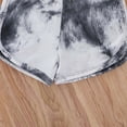 thumbnail image 4 of HAOTAGS Toddler Boys Girls Tie-Dye Print T-shirt Set Summer Children Two-piece Shorts Set Black Size 3-4 Years, 4 of 7