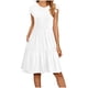 thumbnail image 1 of TaTaai Womens Solid Sleeveless Crew Neck Dress Loose Fit Fashion Casual Style Breathable Lightweight Polyester Dress for Daily Birthday Party Spring Summer Wear Gift, 1 of 5