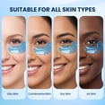 thumbnail image 4 of Under Eye Patches (30 Pairs) - Hyaluronic Acid Eye Masks for Dark Circles Puffy Eyes Undereye Bags - Undereye Brightening, Hydrating, Anti-Wrinkle & Cooling, Skin Care Gift for Her, 4 of 7