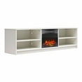 thumbnail image 3 of Mainstays Fireplace TV Stand, for TVs up to 75", White, 3 of 12