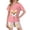 Pink, variant on Girls Corgi Homewear Set Pink Dog Heart Print Soft Stretchy 2 Piece Shorts Homewear for Kids Ages 3-14 Years,Size 11 T