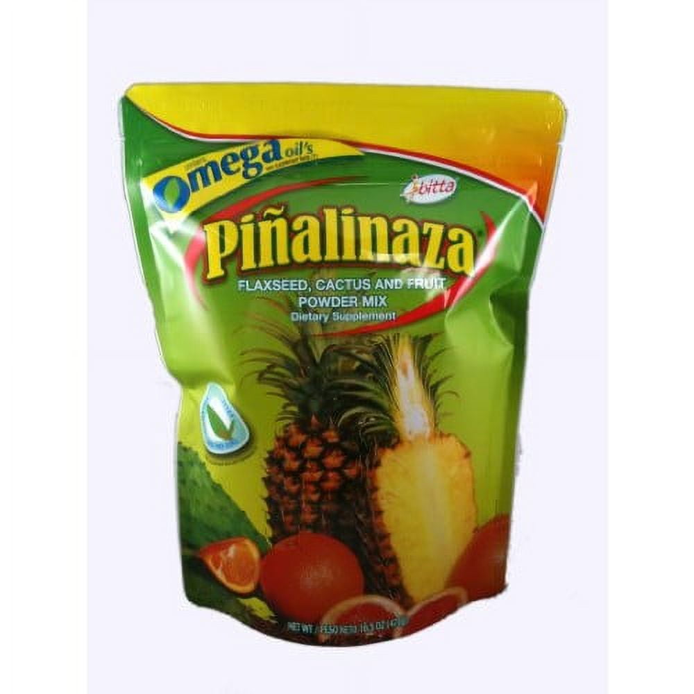 Pialinaza Omega-Rich, Gluten-Free Pineapple Flaxseed Cactus Drink