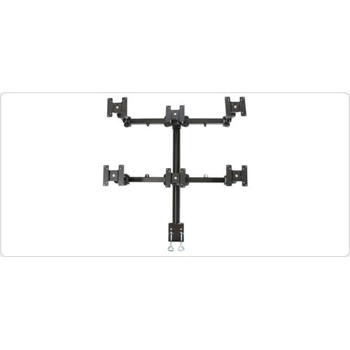 MonMount Hex/Six LCD Monitor Desk Mount Stand VESA 75/100 Screens up to 22"