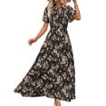 thumbnail image 1 of Vestido largo Simplee Apparel Summer Boho Floral para mujer, 1 of 5