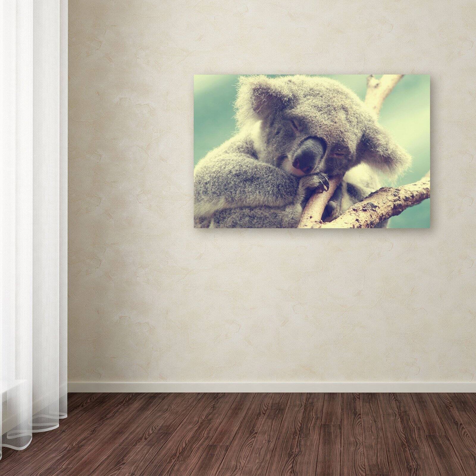 Trademark Fine Art "Sleepy Head" Canvas Art by Beata Czyzowska Young