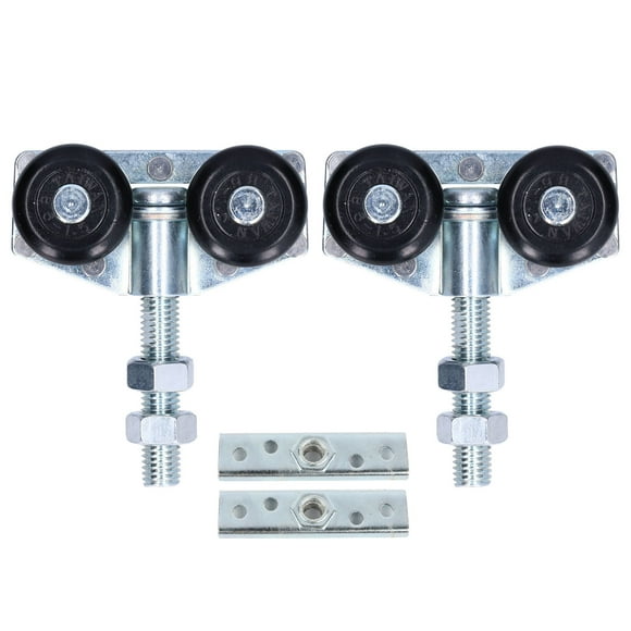 Lot de 2 roues de porte coulissante en verre pour suspension de porte coulissante