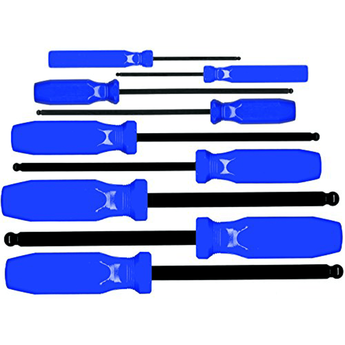 Eklind Tool Company 9-Piece Ball Hex Screwdriver Set